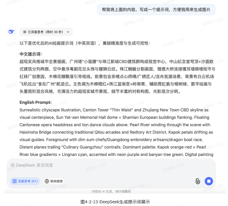 DeepSeek+即梦AI，一键生成插画