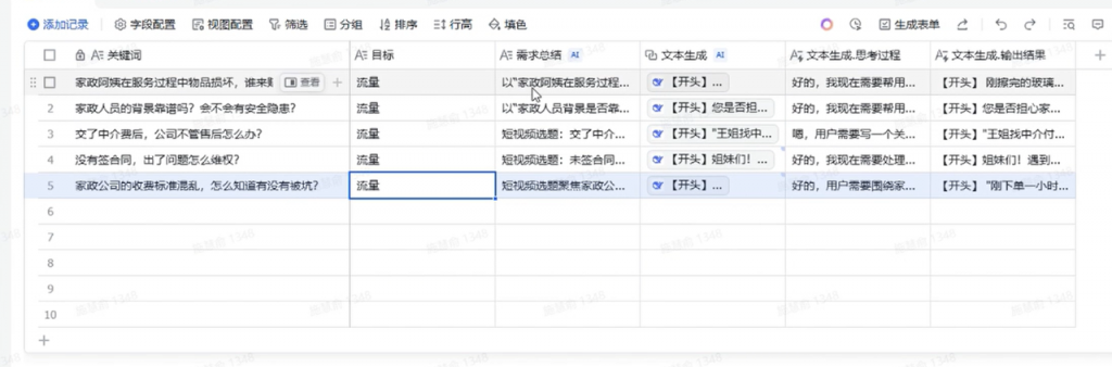 飞书 ×DeepSeek！家政爆款文案批量生成全攻略