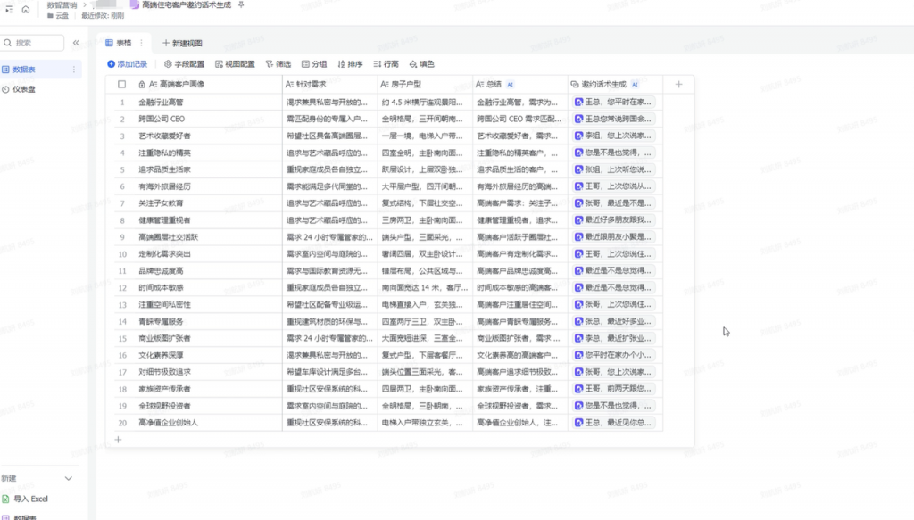 飞书多维表格的隐藏功能，邀约高端客户必备！