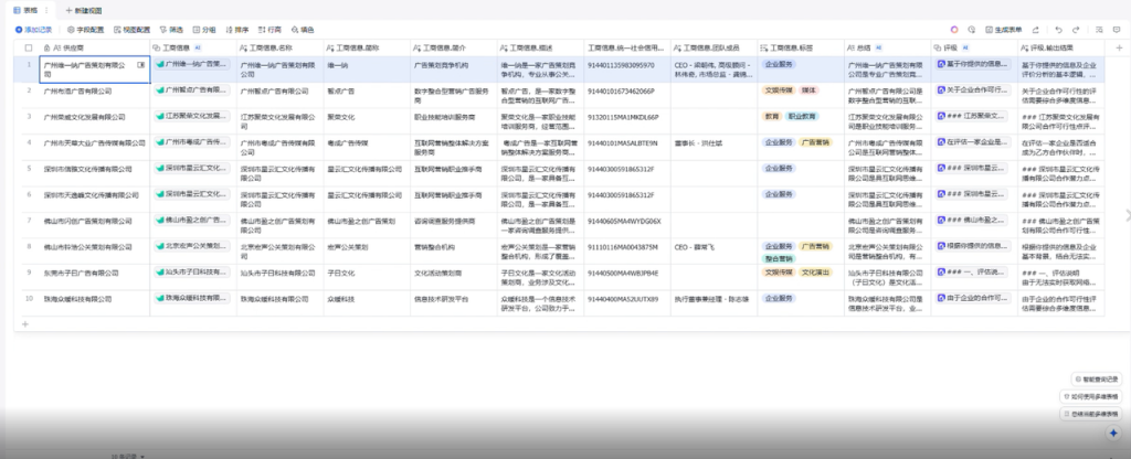 Excel 被碾压！飞书多维表格的供应商评估有多强？