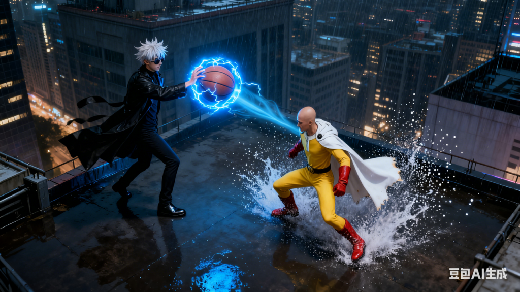 破次元对决：AI 驱动五条悟VS琦玉虚幻引擎打斗创作全解