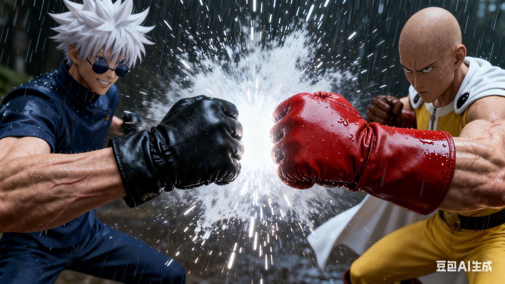 破次元对决：AI 驱动五条悟VS琦玉虚幻引擎打斗创作全解