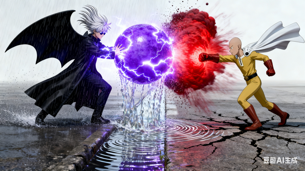 破次元对决：AI 驱动五条悟VS琦玉虚幻引擎打斗创作全解