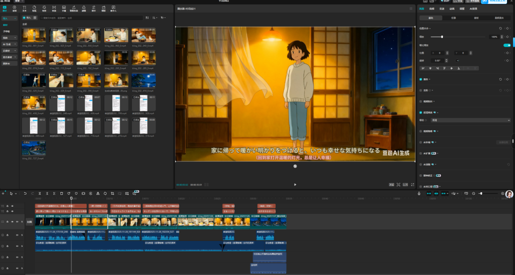 跟着 AI 做：宫崎骏风治愈视频全流程