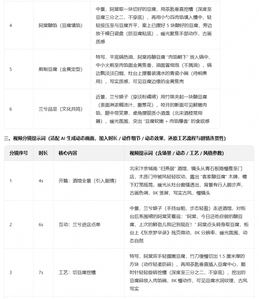 古风厨神养成，AI助我复刻客家酿豆腐